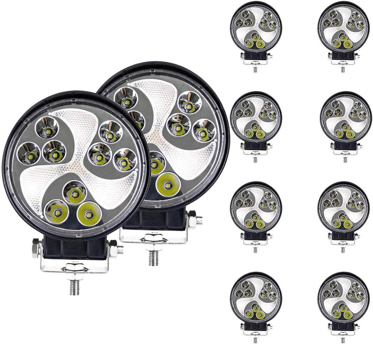 10 PCS 4.5inches LED Round Work Light U175125