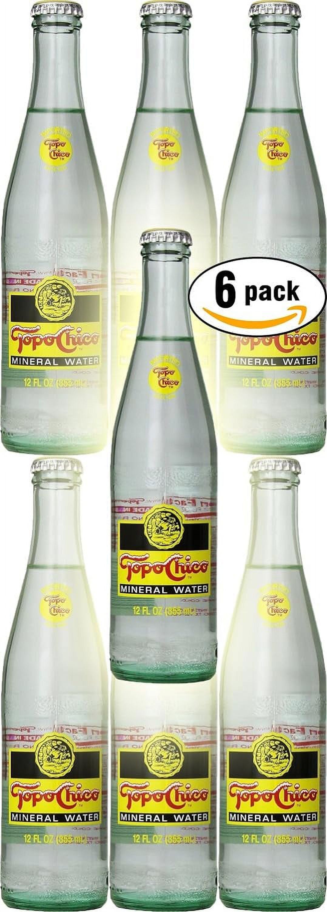 12 Oz Glass Bottle Mineral Water, Pack Of 6 C684