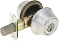 Satin Chrome Double Cylinder Deadbolt T22160