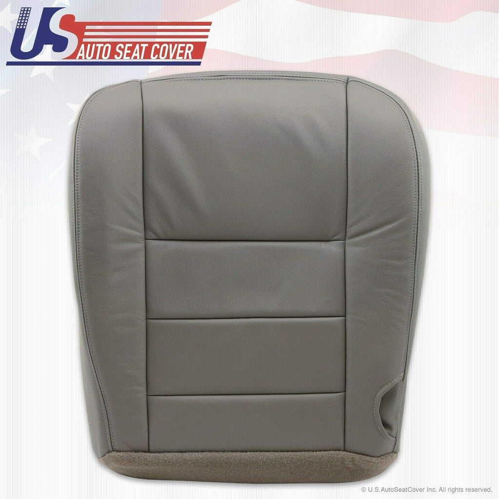 Gray Leather Driver Bottom Seat Cover H94338