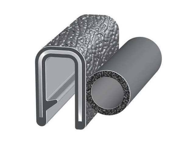 Trim Seal with Alum Clip, 0.23 in W, 100 ft T45628