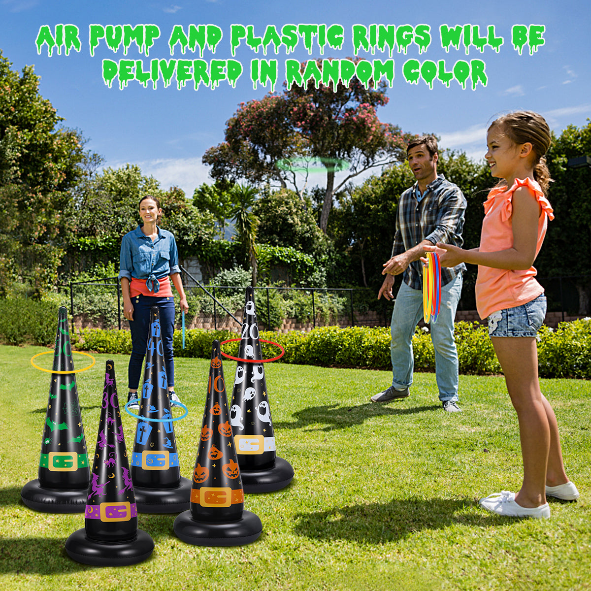 Halloween Ring Toss Games Decorations Inflatables Supplies J418