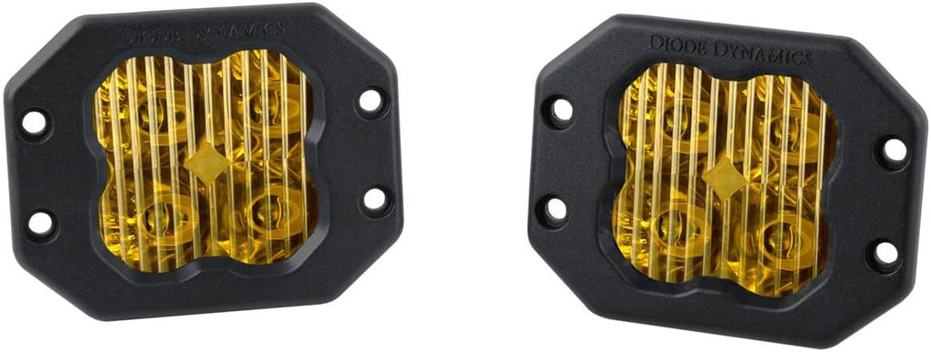 Yellow Sport Flush Mount LED Pod (pair) I6452