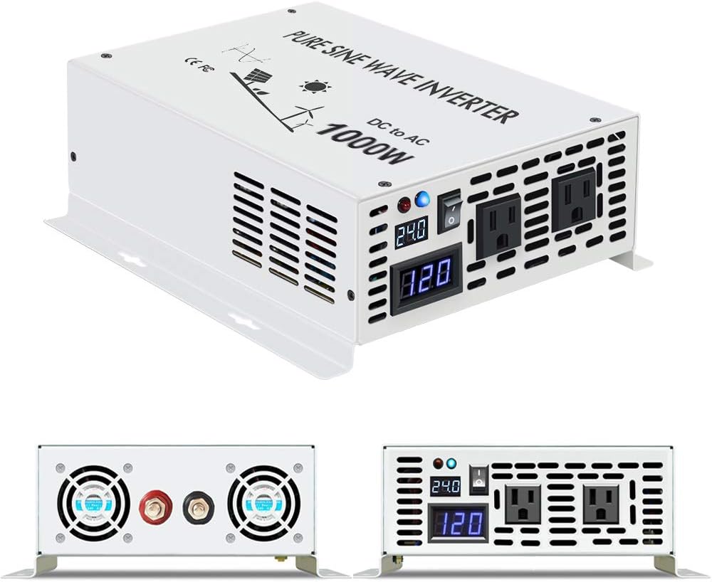 1500W Pure Sine Wave Power Inverter 12VDC to 120VAC U330491