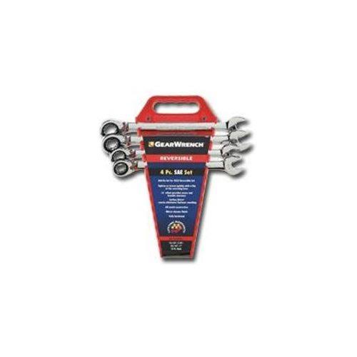 4 Piece Reversible Ratcheting Wrench Set SAE A12013