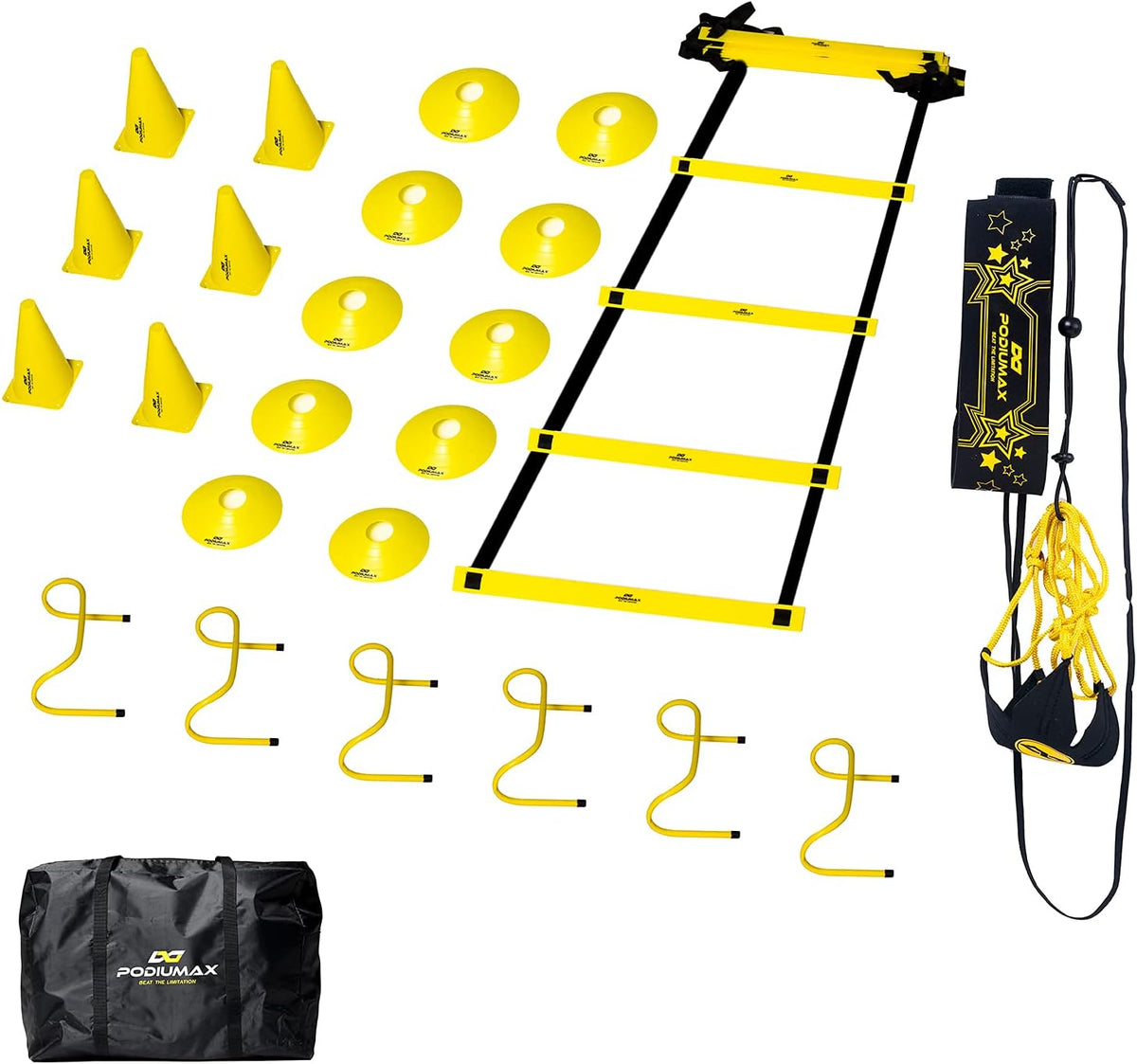 Agility Training Equipment Set with Carrying Bag T863652