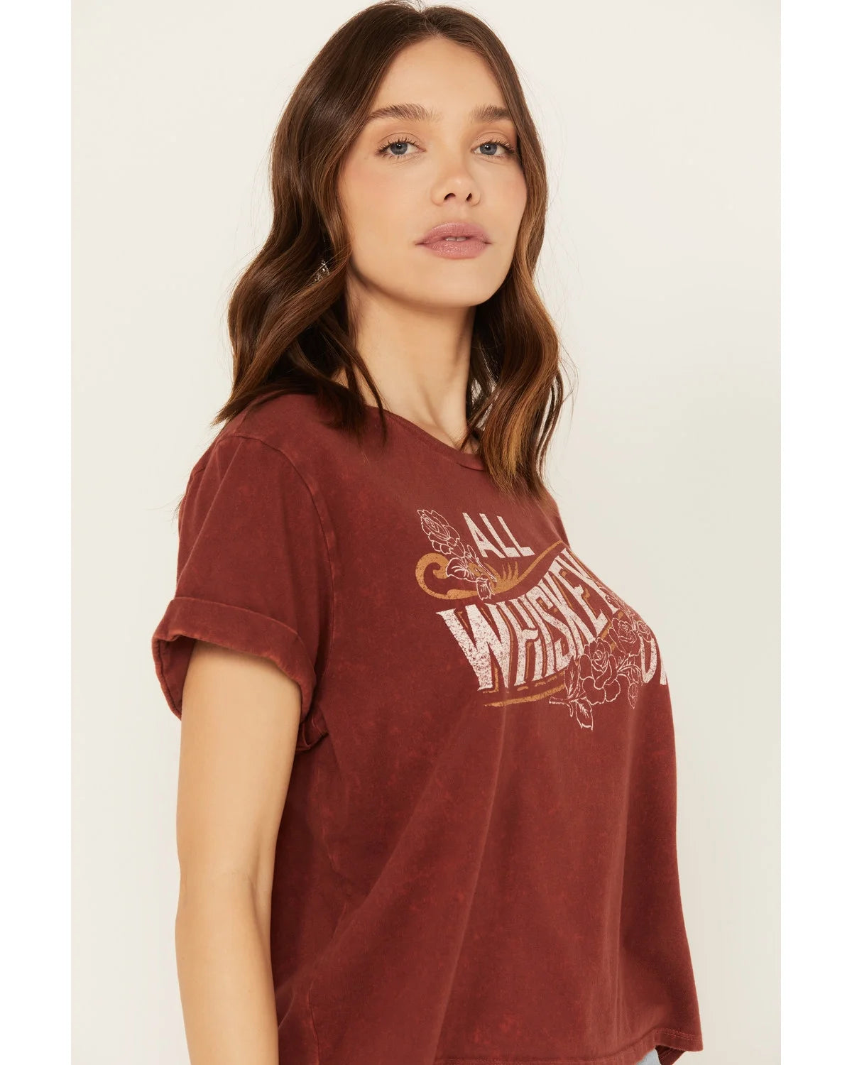 Rust Copper Short Sleeve Graphic Tee Z97984