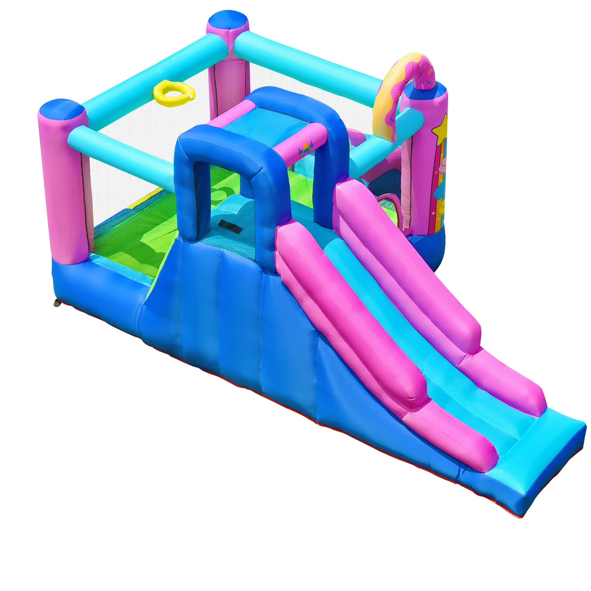 Inflatable Bounce Castle Dual Slides Jumping Bouncer P73293