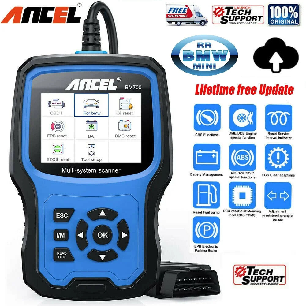 Full Systems Diagnostic Scan Tool with Oil Service Reset T679