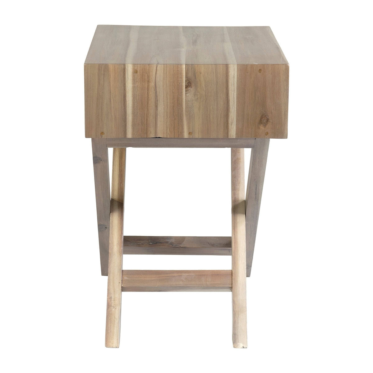 Grey Wash Acacia Side Table P97977