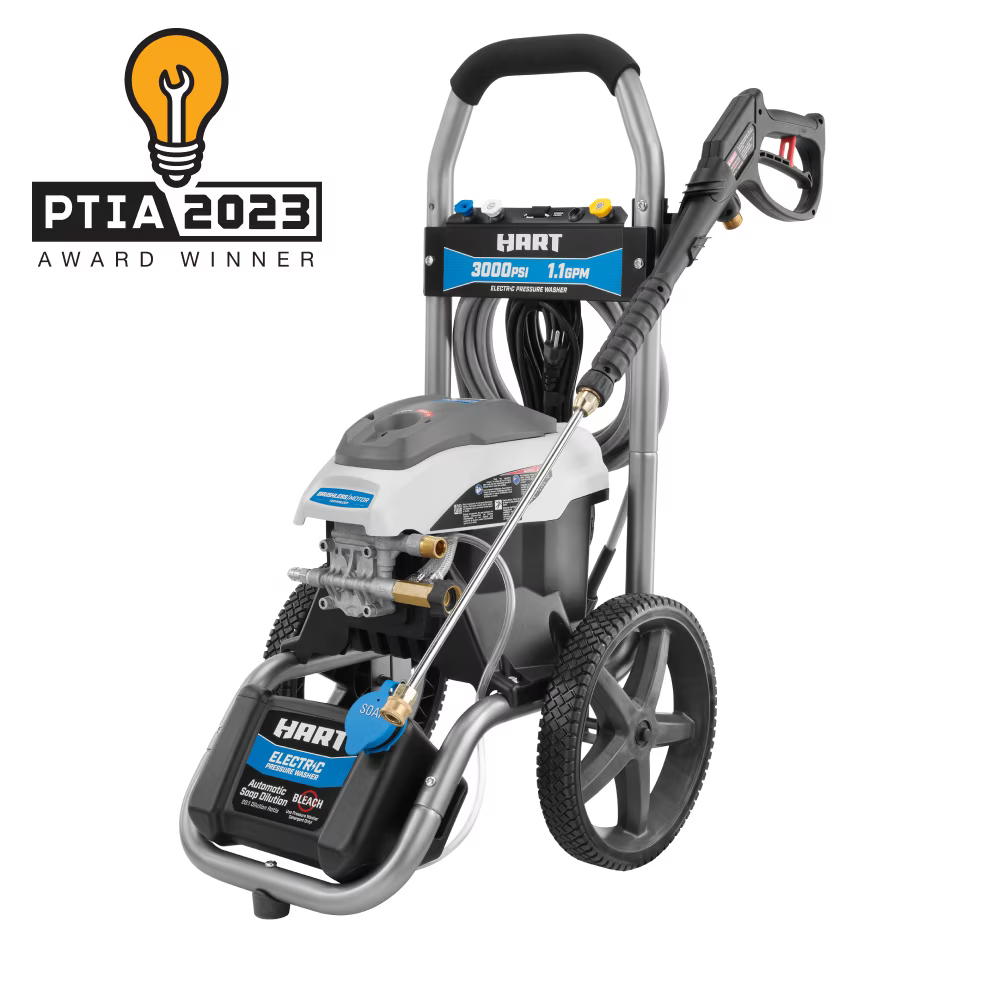 3000PSI 1.1 GPM Cold Water Electric Pressure Washer O583067