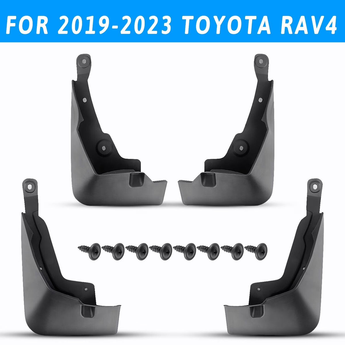 4PCS Mud Flaps Splash Guards Front & Rear Fender T87623