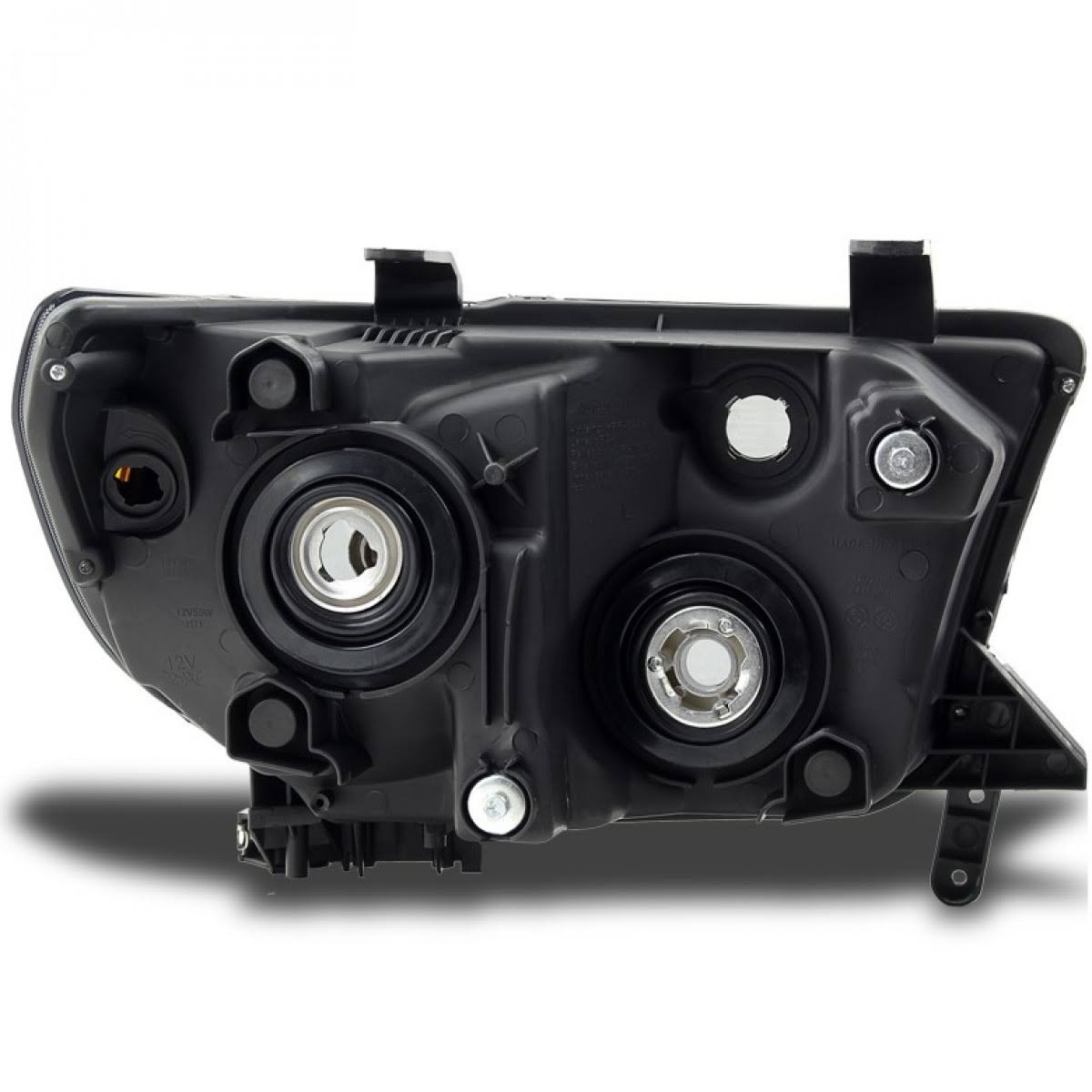 Black Smoked Toyota Tundra Headlights X8334