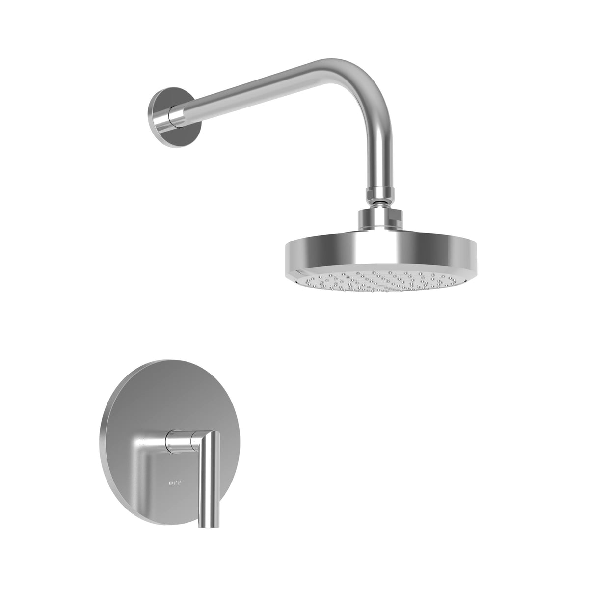 Satin Nickel Balanced Pressure Shower Trim Set E401628