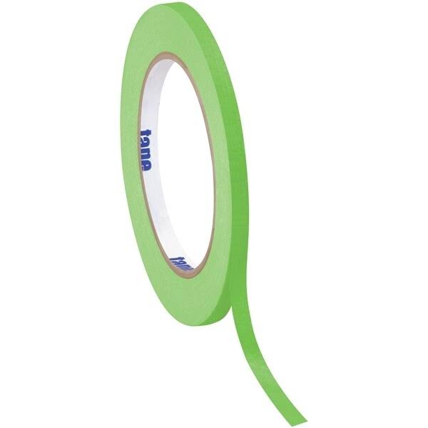 Light Green Masking Tape 1/2x22 x 60 Yard Roll (72 Roll/Case) Y953