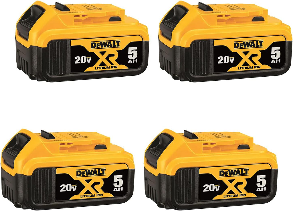 20V MAX 5.0Ah Lithium Ion Battery, 4-Pack D24349