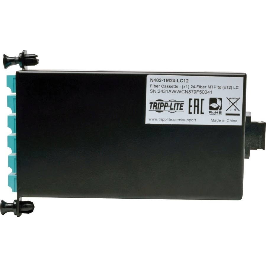 24-Fiber Patch Panel MTP-MPO to X12 LC 10GB Breakout Cassette F502